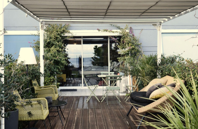 Image of an outdoor deck